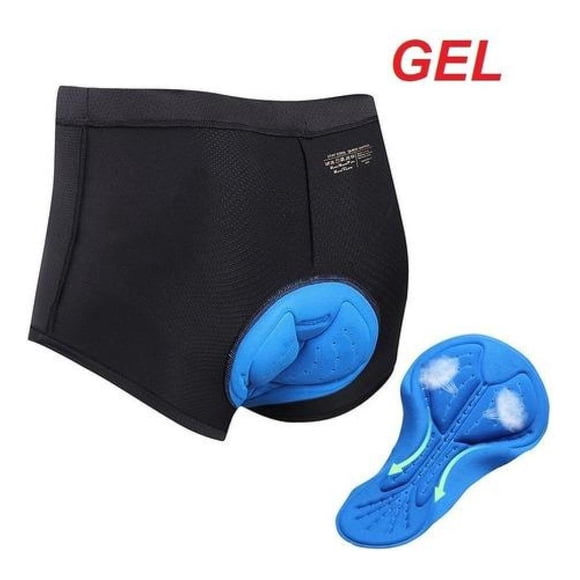 Calza De Ciclismo Gel Short Ropa Interior Acolchada Negro S