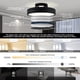 thumbnail image 3 of Ventilador de techo sin aspas Klmeiday 51 cm negro con control remoto y luces, 3 of 7