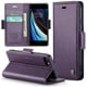 thumbnail image 5 of CaseMe tipo cartera iPhone SE 2020/2022 con cierre magnético, RFID, tarjetero, soporte, carga inalámbrica, 5 of 5
