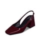 thumbnail image 4 of Zapato Taco Talón abierto Simil Charol  Mujer Weide YOU538, 4 of 8