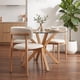 thumbnail image 3 of Comedor Mesa Equiz 100cm + 4 Silla Makena Lino Beige | Madera Natural, 3 of 5