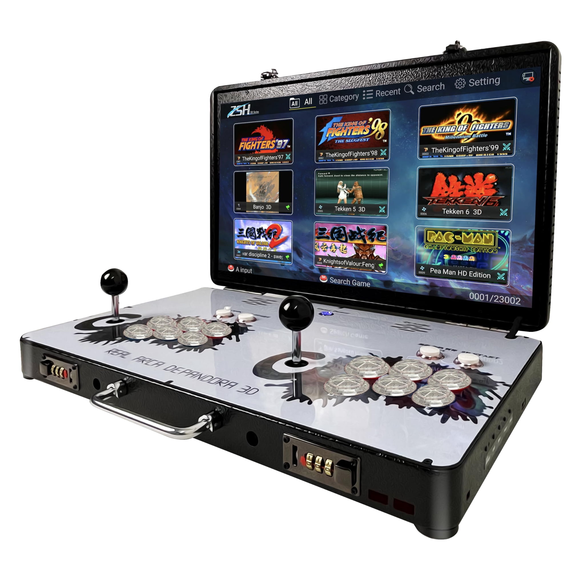 Consola De Juegos Portátil Wygaming 20000 En 1 Con Pantalla De 22 Pulgadas