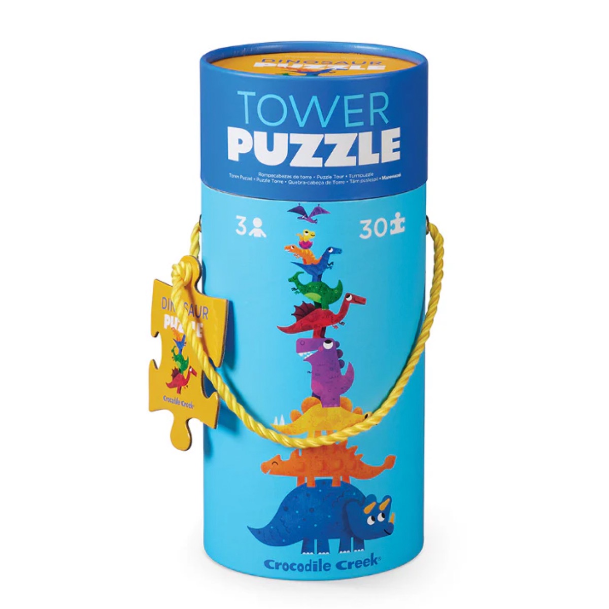 Puzzle Vertical Dinosaurios 30Pcs Crocodile Creek