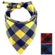 thumbnail image 4 of Paquete de 3 pañuelos clásicos a cuadros para perros, bufandas, baberos triangulares, accesorios de decoración para disfraces de mascotas, perros pequeños, medianos y grandes, gatos y mascotas., 4 of 7