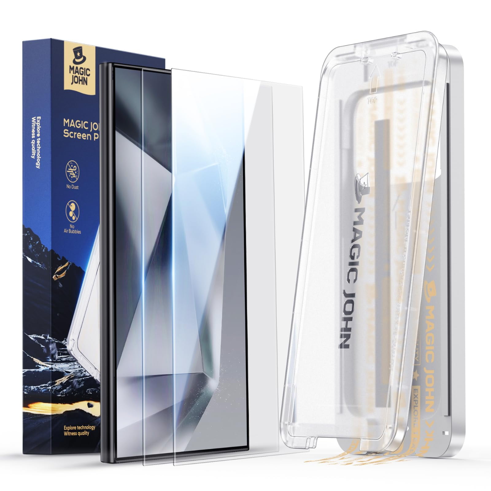 Protector De Pantalla Magic John De Tercera Generación Actualizado Para Samsung Galaxy S24 Ultra De 6,8 Pulgadas