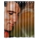 thumbnail image 1 of Cortina de ducha con diseño de Elvis Presley y ganchos, tamaño 60 x 72 pulgadas, 1 of 3