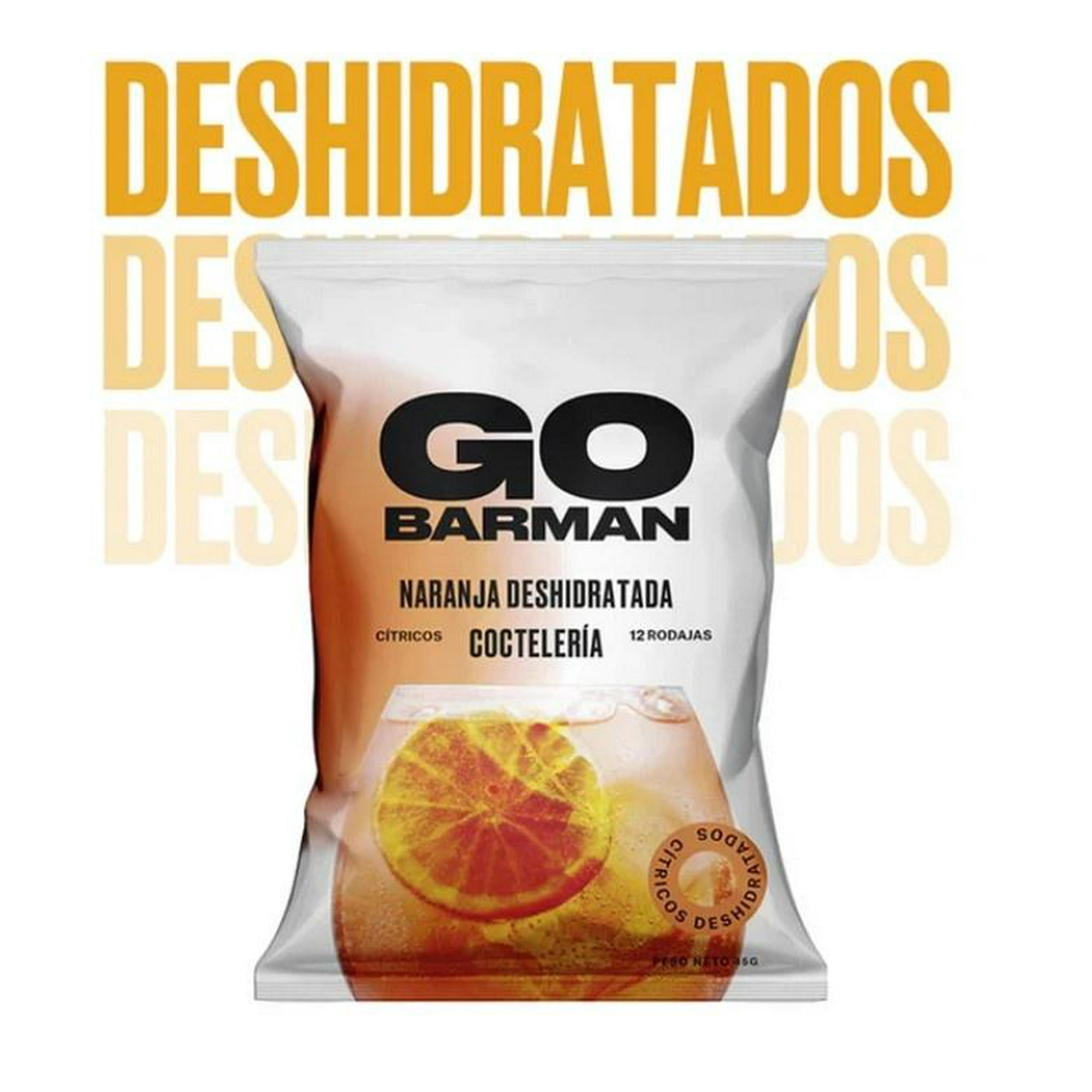 Go Barman Naranja Deshidratada 45Gr