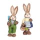 thumbnail image 1 of Conejo De Paja Figura De Conejito De Granjero De Pascua Con Zanahoria Para Boda, 1 of 5