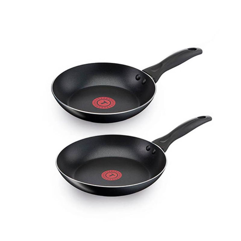 Set Sartenes 24/30 Cm Easy Cook Negro