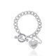 thumbnail image 1 of Pulsera Juicy Couture 19 cm Corazón de Cristal Transparente, 1 of 6