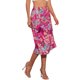thumbnail image 4 of Faldas Hawaianas para Mujer INSPIRE CHIC 2024 Verano Playa Fruncido Frontal Falda Tropical con Abertura L Rosa Fucsia, 4 of 6