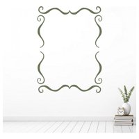 Rienda Libre Graphics - Decomural Swirl Border Decorative Frame Stickers Ws-15573
