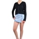 thumbnail image 4 of Sweater Mujer Cardigan Botones Otoño Cuello V Diseño 6009, 4 of 5