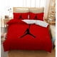 thumbnail image 1 of Jordan Logo Quilt Duvet Cover Set Doona Cover Bedroom Decor Super Children3-Piece Bedding Set, 1 of 5