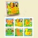thumbnail image 1 of Wooden Block Puzzles Toddlers Kids Toys Montessori Learning Games Educational Interactive Toys For Preschool With Storage Tray - 6 Puzzles In 1, 1 of 3