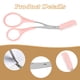 thumbnail image 4 of Tijeras de acero inoxidable de color para cejas con peine, tijeras para recortar cejas, herramienta de maquillaje para recortar cejas, peine, 4 of 5