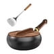 thumbnail image 2 of Sartén Wok De Hierro Con Tapa Y Espátula, Wok Chino Para Camping, Cocina Y Restaurante., 2 of 5