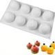 thumbnail image 1 of 1pc, Silicone Molds, 3D Ball Shape Sphere Baking Mold For Mousse Cake, Fondant Mold Silicone Mold For Baking Cakes, French Dessert Mold For Pastry Chocolate, Soap And Ice Cream, Kitchen Accessories, 1 of 2