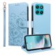 thumbnail image 1 of Funda Cartera para Motorola Moto G67 Power 5G Perro Cachorro Grabado con Tarjetas Soporte Correa Azul, 1 of 6