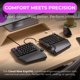 thumbnail image 2 of Teclado Cloud Nine ErgoTKL Kailh Brown RGB, 2 of 9