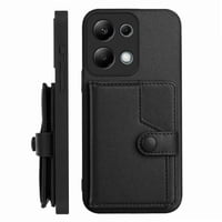 Foxdock Funda Para Xiaomi Redmi Note 13 Pro 4G Con Bloqueo Rfid - Diseño Elegante Con Cierre De Botón