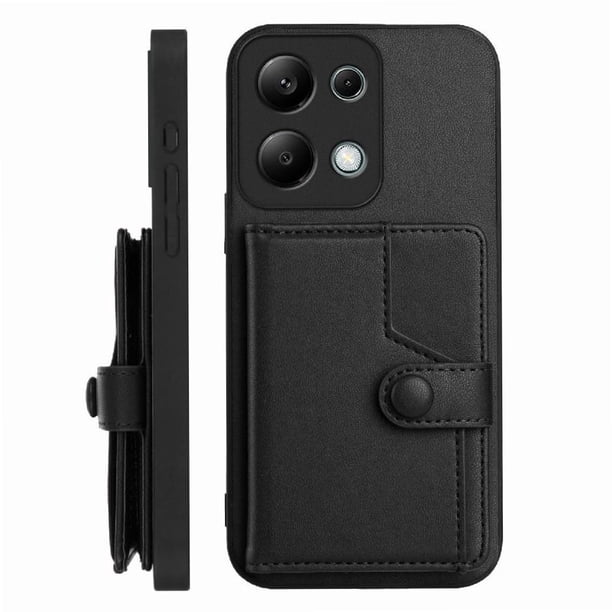 FOXDOCK Funda para Xiaomi Redmi Note 13 pro 4G con Bloqueo RFID - Diseño Elegante con Cierre de Botón