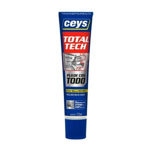 Adhesivo Sellante Totaltech Transparente 125Ml - Ceys