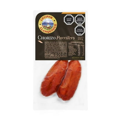 Chorizo Parrillero Paquete 250 G Llanquihue