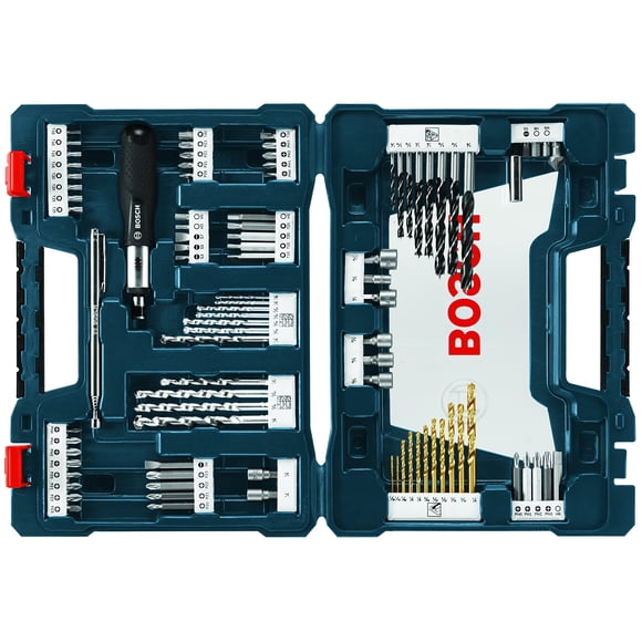 Set mixto de taladrado y conducción BOSCH MS4091 de 91 piezas