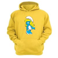 Genérico - Polerón Canguro Pitufina Amarillo Talla S Unisex