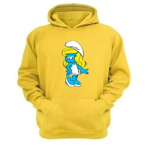 Genérico - Poleron Canguro Pitufina Amarillo Talla M Unisex