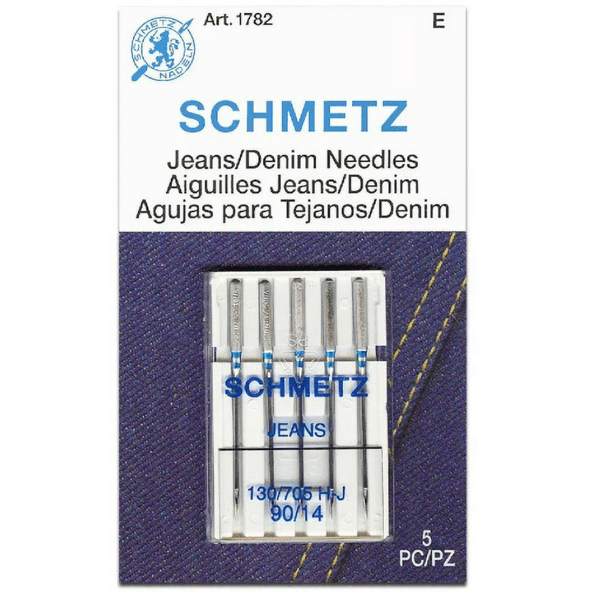 Schmetz - Aguja Para Coser Jeans Nr 90 Maquina Coser