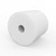 thumbnail image 3 of Tapones de silicona Labasics paquete de 5 con agujero de 0,31" blanco, 3 of 5