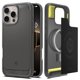 thumbnail image 1 of Funda Spigen Rugged Armor MagFit para iPhone 16 Pro, color gris, 1 of 7
