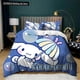 thumbnail image 1 of Girls Cinnamoroll Duvet Cover Set,Kids 3 Pieces Ultra Soft Bedding Set Twin Size Light-Weight Comforter Cover Zipper, Full Bed Sheets, 1 of 5