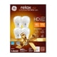 thumbnail image 1 of Bombillas LED GE Relax de 40 W, blanco suave, A19, 6 W, paquete de 4, 1 of 9