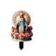 thumbnail image 5 of Estatua de la Santísima María, figura acrílica, decoración en maceta, estaca de jardín, adorno paisajístico para casa de muñecas, micropaisaje, balcón, 5 of 5