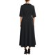 thumbnail image 3 of INSPIRE CHIC Vestido Formal de Mujer Vintage con Cuello, Manga Corta, para Iglesia, Noche, Línea A, XL Negro, 3 of 5
