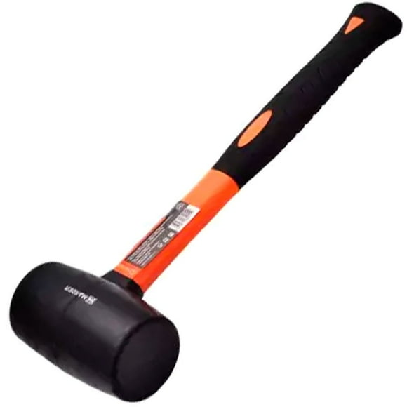 16oz 450g Black Rubber Mallet Hammer