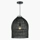 thumbnail image 1 of Pantalla Bali Rattan Negro, 1 of 7
