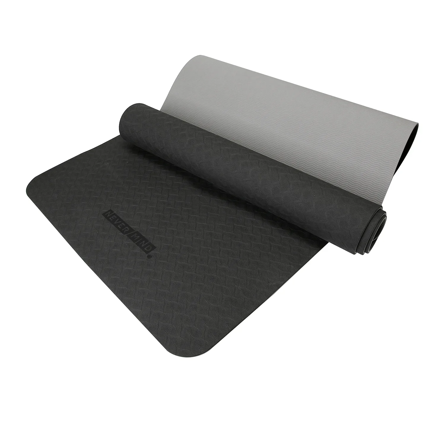 Never Mind - Mat De Yoga Antideslizante 6mm Bicolor Tpe
