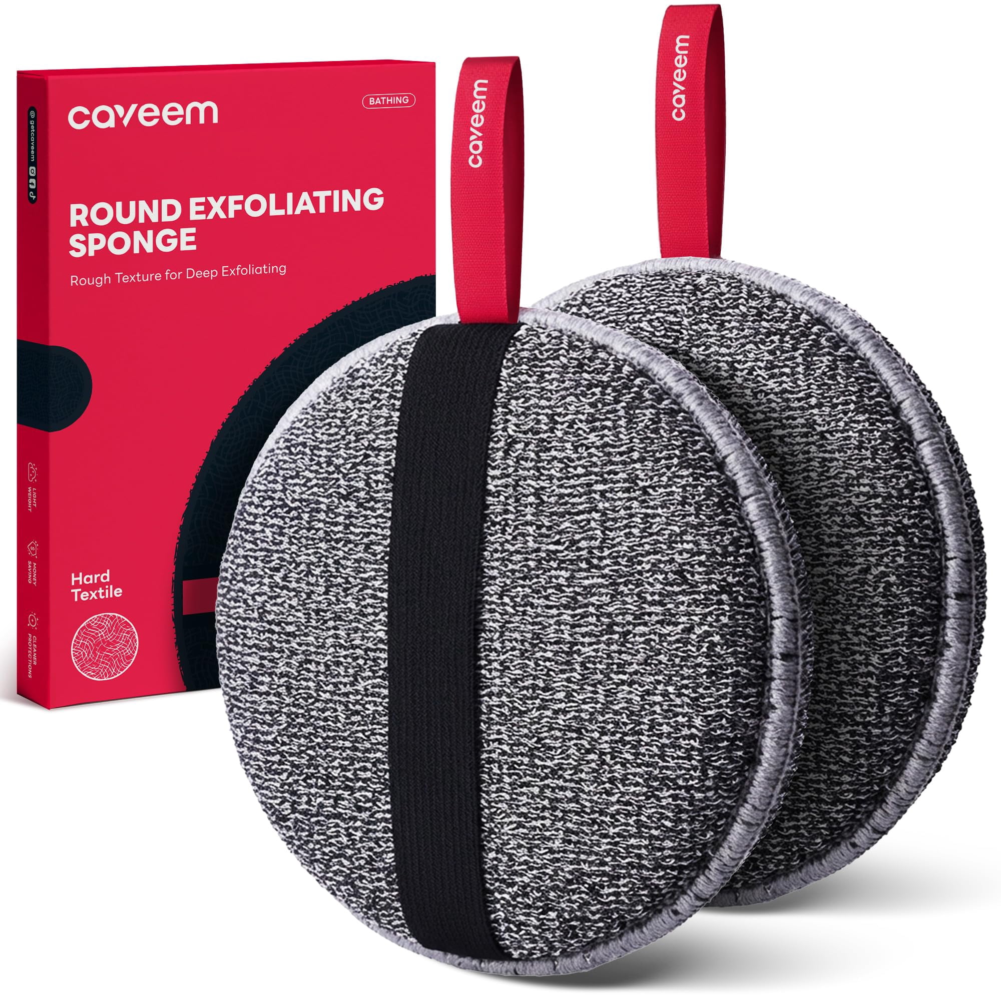 Esponja De Ducha Exfoliante Corporal Caveem Extra Rough