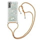 thumbnail image 1 of Funda FOXDOCK para Samsung Galaxy S21 FE con Cuerda Ajustable, Brillo Líquido, Protección Antigolpes y Lente – Ideal para Regalo, 1 of 6