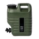 thumbnail image 3 of Tanque de almacenamiento de agua portátil con espiga, contenedor de tanque de agua, botella de agua, dispensador de bebidas, Cubo para barbacoa, super Verde 12L, 3 of 5