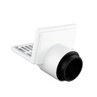 Magideal - Desagüe De Piso De Esquina Lateral Desagüe De Pared Lateral De Ducha Drenaje Horizontal De Acero Inoxidable Anti Reflujo Para Cocina Otros Escenarios De 50 Mm A 75 Mm