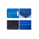 thumbnail image 3 of Caja fuerte metálica con llave para dinero 25x20 cm, azul, 3 of 3