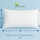 thumbnail image 2 of Protectores de almohada Four Seasons Essentials, tamaño corporal, paquete de 2, 2 of 5