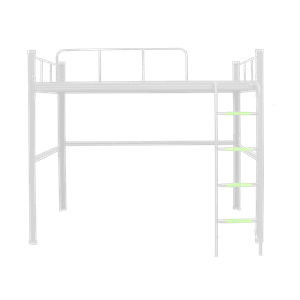 Mueble Market - Cama Alta Strong 1.5 Plaza Blanco
