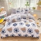 thumbnail image 1 of Azul a cuadros Oso Naranja Dog Bedding Sets, 1 of 3