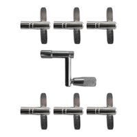 Bothyi - Tecla De Afinación De Tambor Multiusos Para Instrumentos Musicales Bombo Tambor Acústico 7 Piezas